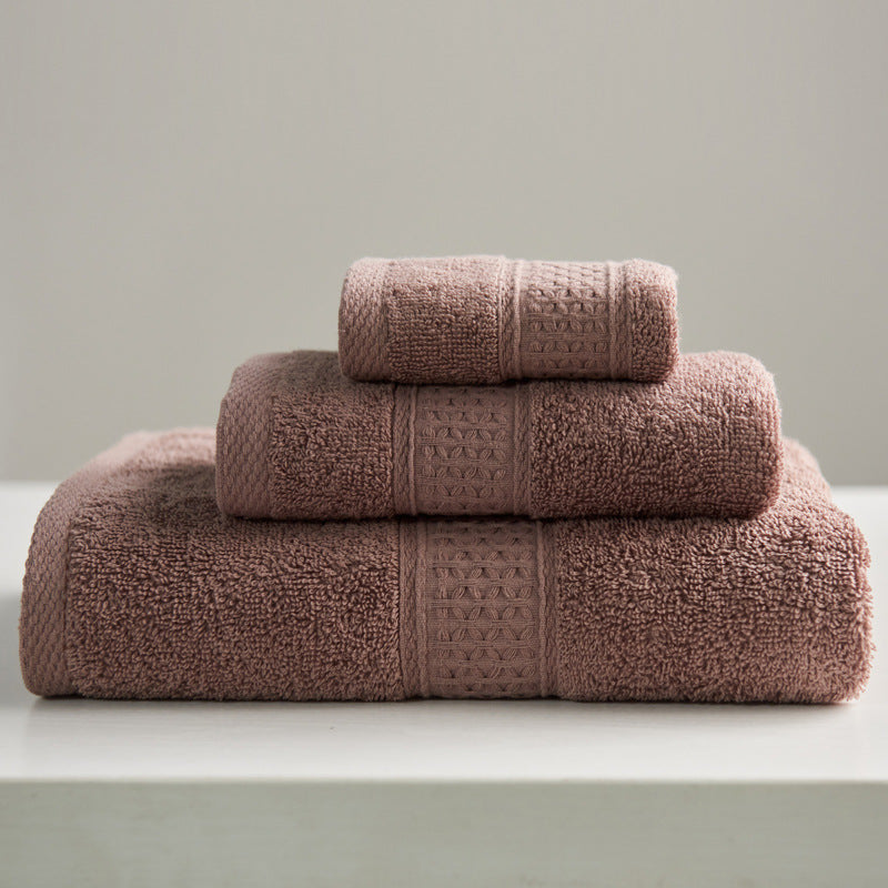 Minimalist Style Square Towel Towel Bath Towel Set Towel Pure Cotton Adult