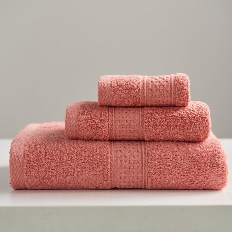 Minimalist Style Square Towel Towel Bath Towel Set Towel Pure Cotton Adult