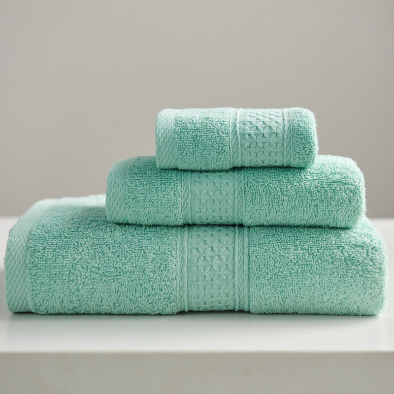 Minimalist Style Square Towel Towel Bath Towel Set Towel Pure Cotton Adult