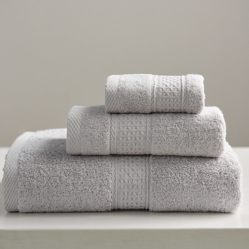 Minimalist Style Square Towel Towel Bath Towel Set Towel Pure Cotton Adult